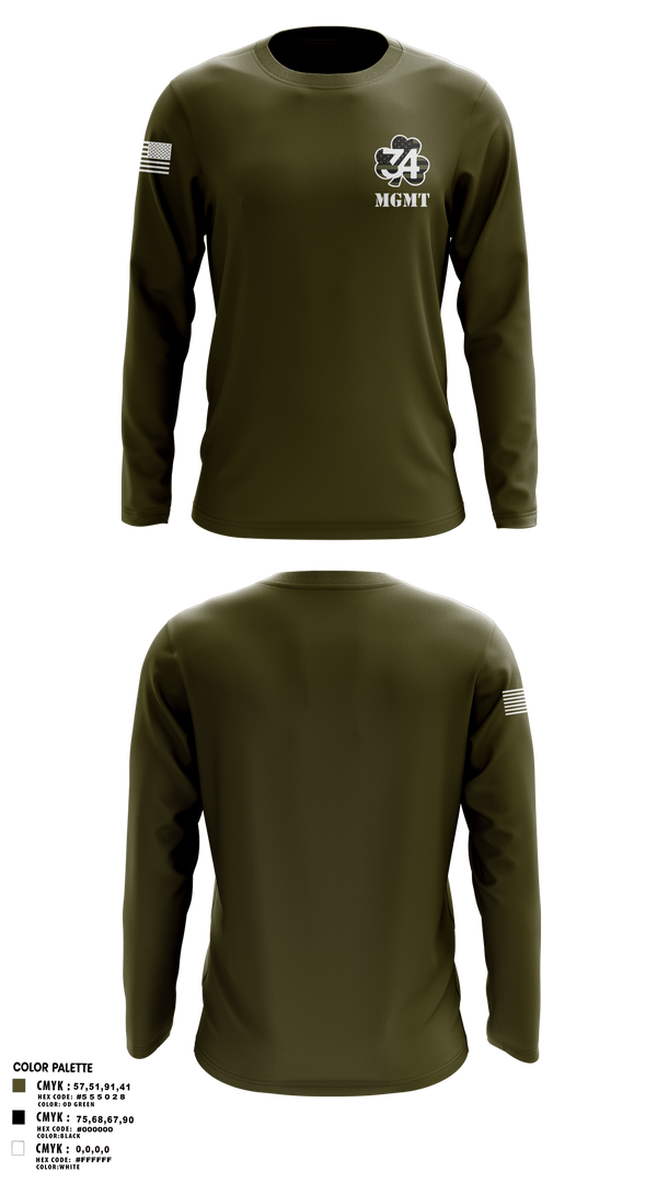 Long Sleeve Performance Shirt, 34 mgmt, , Teamtime, Team time, sublimation, custom sports apparel, team uniforms, spirit wear, spiritwear, sports uniforms, custom shirts, team store, custom team store, fundraiser sports, apparel fundraiser