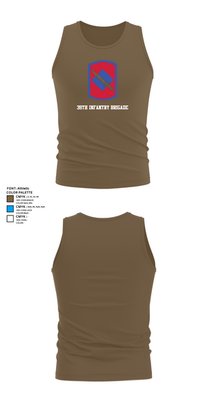 Tank Top, 39th Infantry Brigade, , Teamtime, Team time, sublimation, custom sports apparel, team uniforms, spirit wear, spiritwear, sports uniforms, custom shirts, team store, custom team store, fundraiser sports, apparel fundraiser