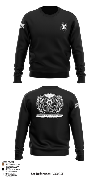 Crew Neck Sweatshirt, Isenbarger Construction LLC, , Teamtime, Team time, sublimation, custom sports apparel, team uniforms, spirit wear, spiritwear, sports uniforms, custom shirts, team store, custom team store, fundraiser sports, apparel fundraiser