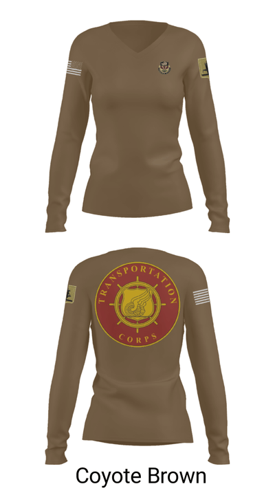 189th Transportation Company 46520683 Women's Long Sleeve V-neck Shirt - 9