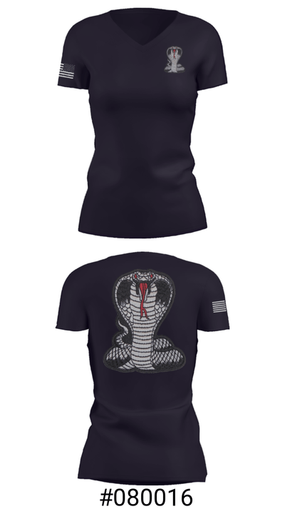 Harbor Police SRT 25463052 Women's Short Sleeve V-neck Shirt - 21