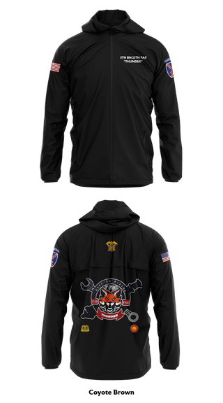 Windbreaker, F-FSC 5TH BN 25TH FAR, Army, Teamtime, Team time, sublimation, custom sports apparel, team uniforms, spirit wear, spiritwear, sports uniforms, custom shirts, team store, custom team store, fundraiser sports, apparel fundraiser