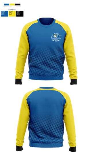 Crew Neck Sweatshirt, Spartans, Women's Volleyball, Teamtime, Team time, sublimation, custom sports apparel, team uniforms, spirit wear, spiritwear, sports uniforms, custom shirts, team store, custom team store, fundraiser sports, apparel fundraiser
