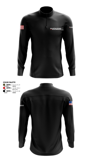 Quarter Zip Jacket, Matador Tactical, , Teamtime, Team time, sublimation, custom sports apparel, team uniforms, spirit wear, spiritwear, sports uniforms, custom shirts, team store, custom team store, fundraiser sports, apparel fundraiser