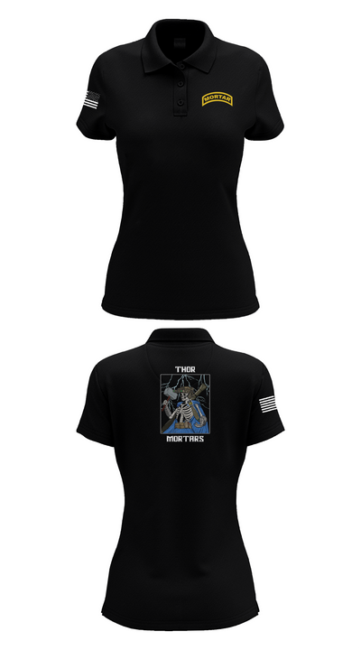 5/4 Cav, C-TRP MTRS 36488604 Women's Short Sleeve Performance Polo  - 35