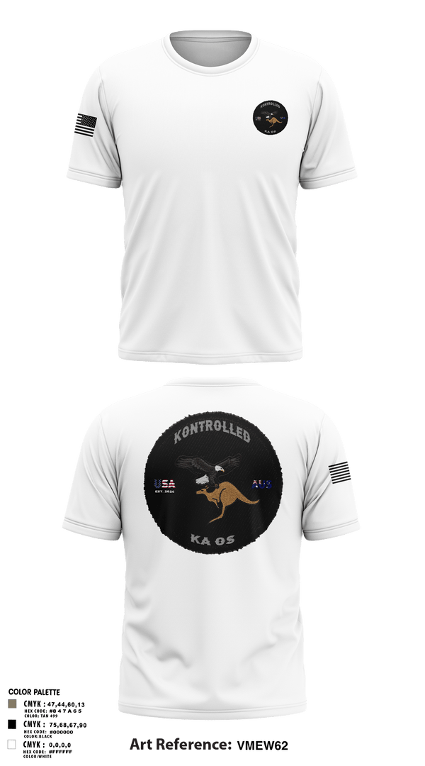 Old School Cotton Feel Shirt, Kontrolled Kaos, , Teamtime, Team time, sublimation, custom sports apparel, team uniforms, spirit wear, spiritwear, sports uniforms, custom shirts, team store, custom team store, fundraiser sports, apparel fundraiser