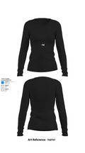 PR 95881469 Women's Long Sleeve V-neck Shirt - 34