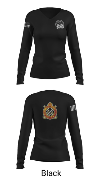 Women's Long Sleeve Vneck Shirt, 978th MP Comapny, , Teamtime, Team time, sublimation, custom sports apparel, team uniforms, spirit wear, spiritwear, sports uniforms, custom shirts, team store, custom team store, fundraiser sports, apparel fundraiser