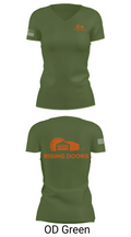 Rising Doors 80958329 Women's Short Sleeve V-neck Shirt - 48