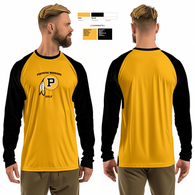 Pontotoc Warriors 5056455 Long Sleeve Performance Shirt - 2