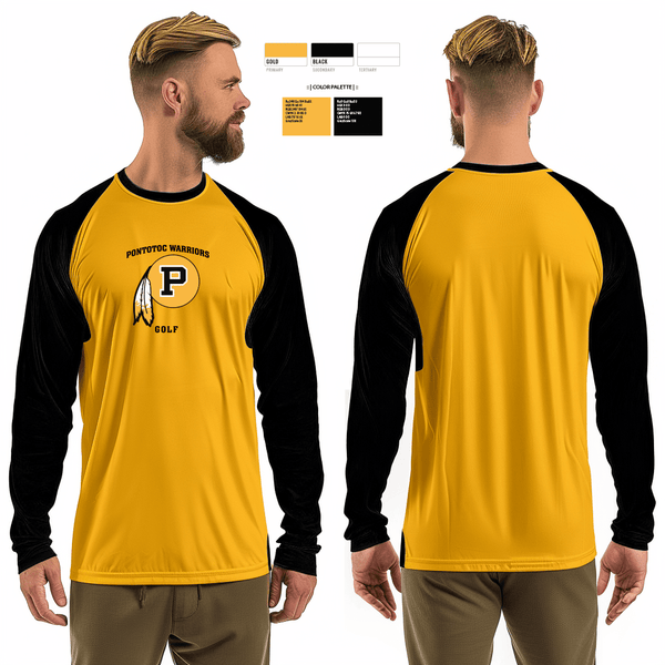 Long Sleeve Performance Shirt, Pontotoc High School Golf, Golf, Teamtime, Team time, sublimation, custom sports apparel, team uniforms, spirit wear, spiritwear, sports uniforms, custom shirts, team store, custom team store, fundraiser sports, apparel fundraiser
