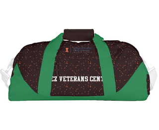 Duffle Bag, Chez Veterans Center, Spirit Store, Teamtime, Team time, sublimation, custom sports apparel, team uniforms, spirit wear, spiritwear, sports uniforms, custom shirts, team store, custom team store, fundraiser sports, apparel fundraiser