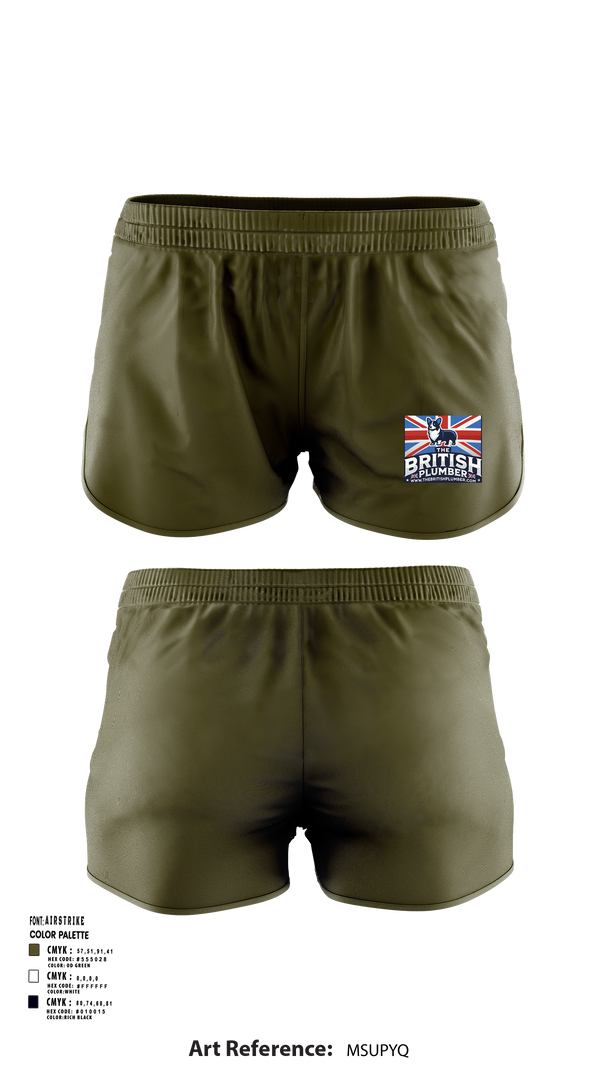 Womens Shorts, The British Plumber, , Teamtime, Team time, sublimation, custom sports apparel, team uniforms, spirit wear, spiritwear, sports uniforms, custom shirts, team store, custom team store, fundraiser sports, apparel fundraiser