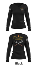 El Asador Restaurant 13570745 Women's Long Sleeve V-neck Shirt -1 35