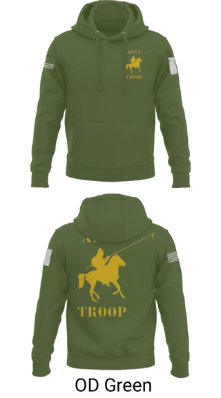Hoodie, Alpha Troop, 1-221 CAV, National Guard, Teamtime, Team time, sublimation, custom sports apparel, team uniforms, spirit wear, spiritwear, sports uniforms, custom shirts, team store, custom team store, fundraiser sports, apparel fundraiser