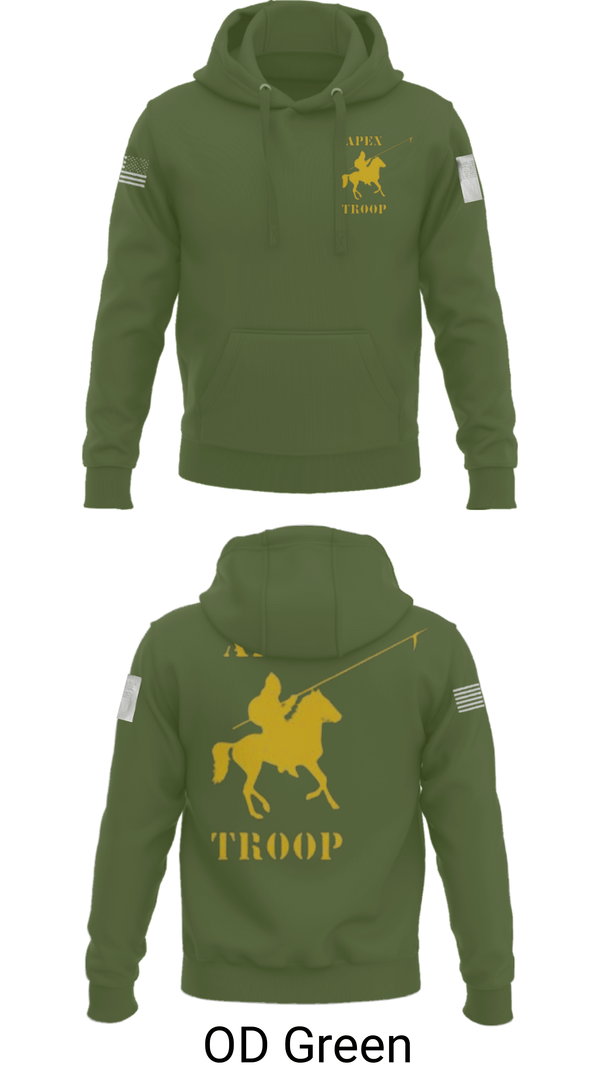 Hoodie, Alpha Troop, 1-221 CAV, National Guard, Teamtime, Team time, sublimation, custom sports apparel, team uniforms, spirit wear, spiritwear, sports uniforms, custom shirts, team store, custom team store, fundraiser sports, apparel fundraiser