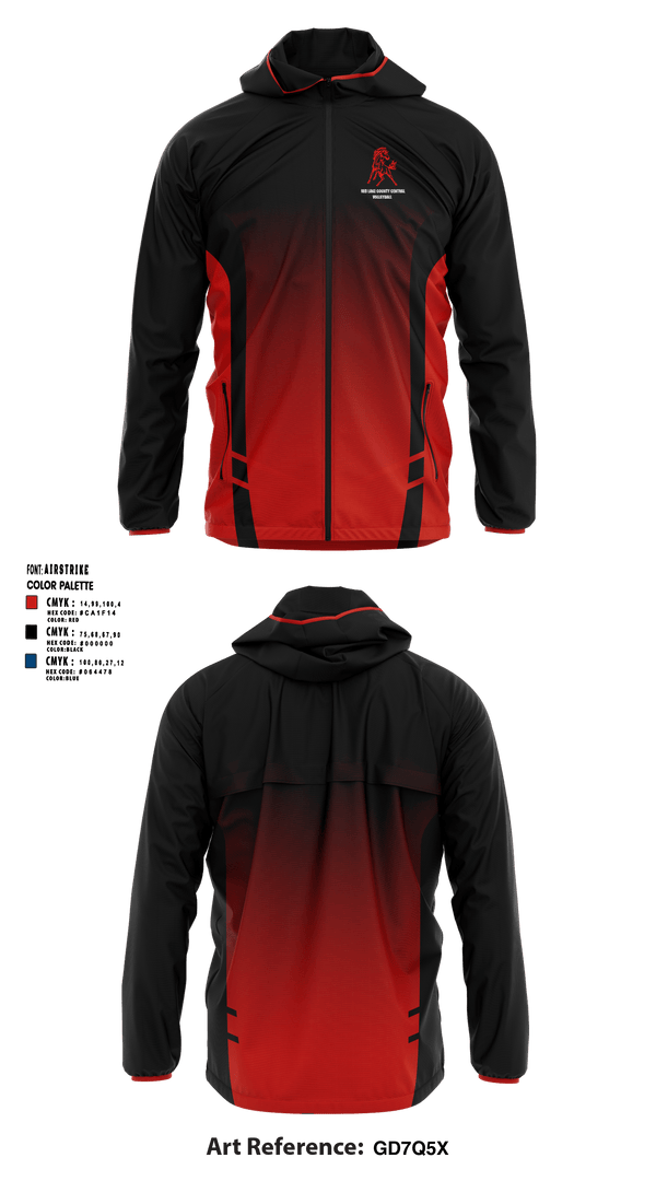 Windbreaker, Red Lake County Central Volleyball, Women's Volleyball, Teamtime, Team time, sublimation, custom sports apparel, team uniforms, spirit wear, spiritwear, sports uniforms, custom shirts, team store, custom team store, fundraiser sports, apparel fundraiser