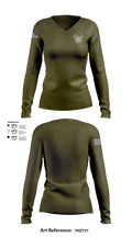 JDR Plumbing 13568338 Women's Long Sleeve V-neck Shirt - 3