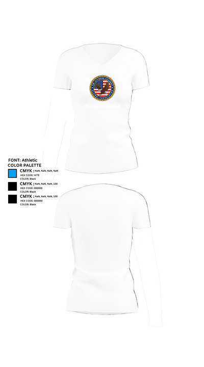 FBI Citizens Academy 38142590 Women's Short Sleeve V-neck Shirt - 18
