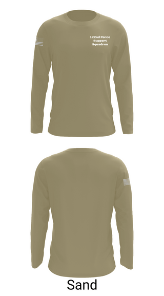 Long Sleeve Performance Shirt, 122nd Force Support Squadron, Air Force, Teamtime, Team time, sublimation, custom sports apparel, team uniforms, spirit wear, spiritwear, sports uniforms, custom shirts, team store, custom team store, fundraiser sports, apparel fundraiser