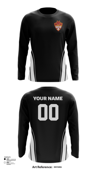 Long Sleeve Performance Shirt, Marion High School Soccer, Men's Soccer, Teamtime, Team time, sublimation, custom sports apparel, team uniforms, spirit wear, spiritwear, sports uniforms, custom shirts, team store, custom team store, fundraiser sports, apparel fundraiser