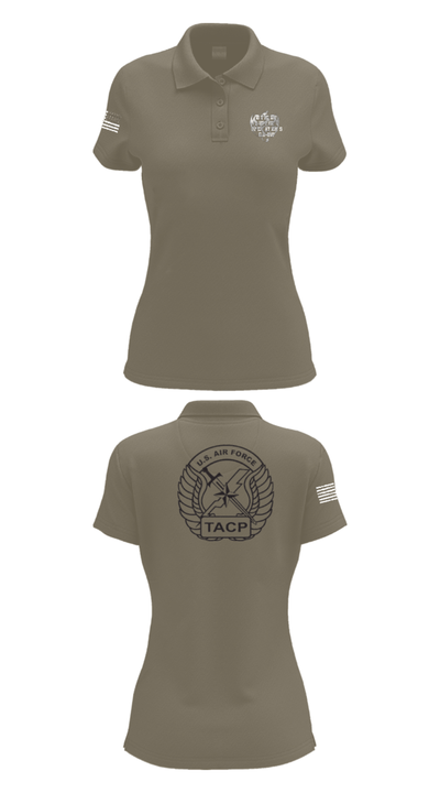 18th Air Support Operations Group 80875786 Women's Short Sleeve Performance Polo  - 75