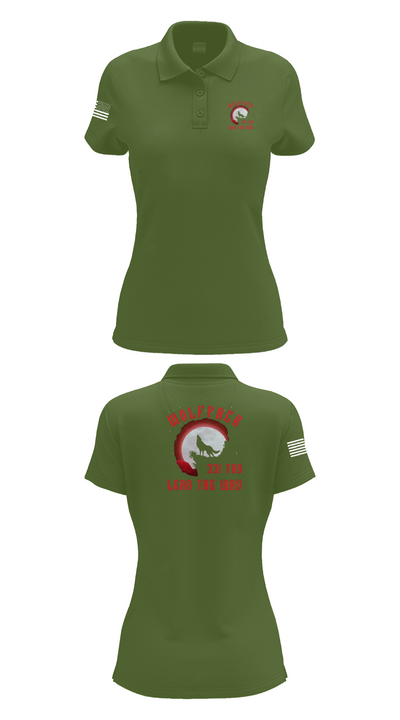 331 TRS / FLT 154 WOLFPACK 75262694 Women's Short Sleeve Performance Polo  - 55