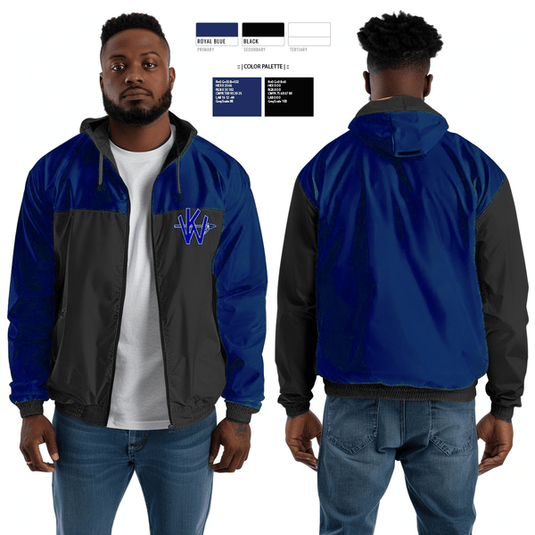 Windbreaker, Ketchum Warriors, Football, Teamtime, Team time, sublimation, custom sports apparel, team uniforms, spirit wear, spiritwear, sports uniforms, custom shirts, team store, custom team store, fundraiser sports, apparel fundraiser