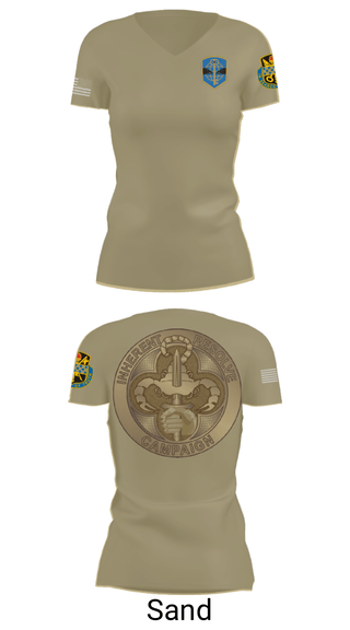 Women's Short Sleeve Vneck Shirt, 372 MOB, Army, Teamtime, Team time, sublimation, custom sports apparel, team uniforms, spirit wear, spiritwear, sports uniforms, custom shirts, team store, custom team store, fundraiser sports, apparel fundraiser