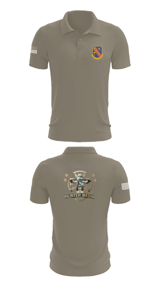 Short Sleeve Performance Polo, 1-148th HHB Medics, , Teamtime, Team time, sublimation, custom sports apparel, team uniforms, spirit wear, spiritwear, sports uniforms, custom shirts, team store, custom team store, fundraiser sports, apparel fundraiser