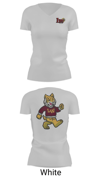 Women's Short Sleeve Vneck Shirt, Lowpoint-Washburn Junior High School Softball, Softball, Teamtime, Team time, sublimation, custom sports apparel, team uniforms, spirit wear, spiritwear, sports uniforms, custom shirts, team store, custom team store, fundraiser sports, apparel fundraiser