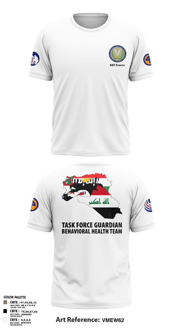 Old School Cotton Feel Shirt, 44th ICBT, National Guard, Teamtime, Team time, sublimation, custom sports apparel, team uniforms, spirit wear, spiritwear, sports uniforms, custom shirts, team store, custom team store, fundraiser sports, apparel fundraiser
