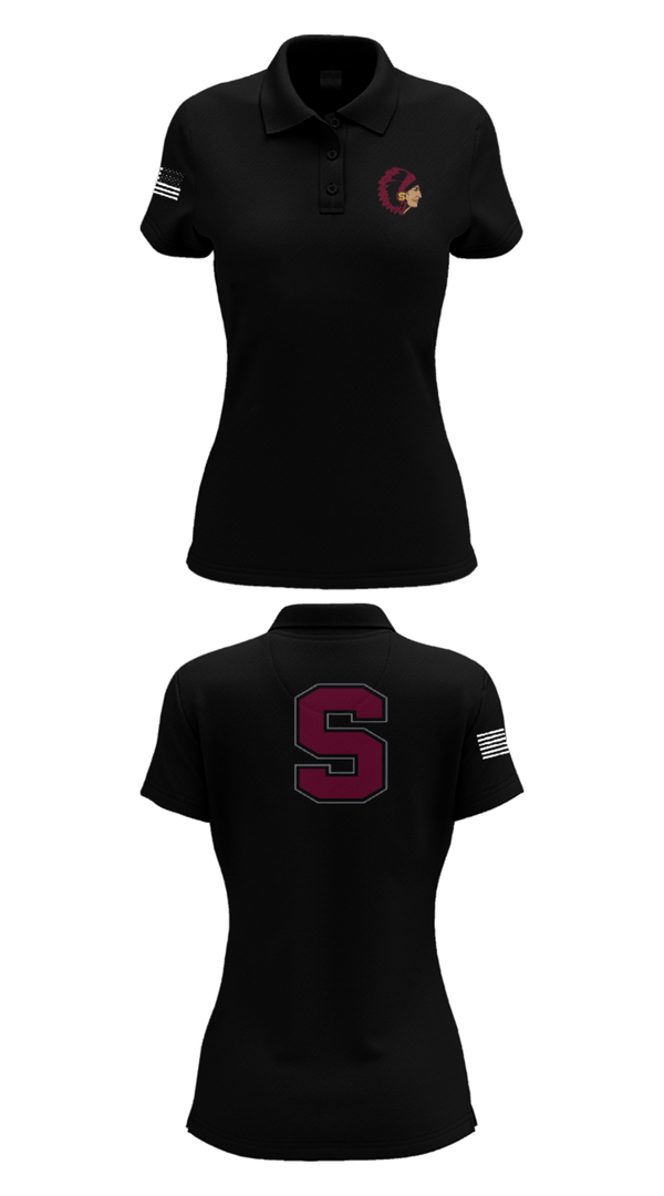 Womens Short Sleeve Performance Polo, Stillwater Central High School Band, Spirit Store, Teamtime, Team time, sublimation, custom sports apparel, team uniforms, spirit wear, spiritwear, sports uniforms, custom shirts, team store, custom team store, fundraiser sports, apparel fundraiser