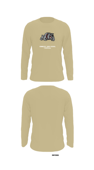 Long Sleeve Performance Shirt, Okmulgee High School Football, Football, Teamtime, Team time, sublimation, custom sports apparel, team uniforms, spirit wear, spiritwear, sports uniforms, custom shirts, team store, custom team store, fundraiser sports, apparel fundraiser
