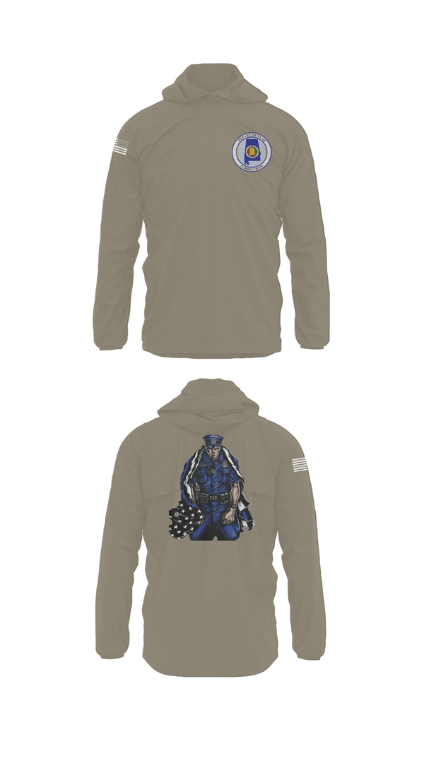 Windbreaker, Alabama Department of Corrections, Police, Teamtime, Team time, sublimation, custom sports apparel, team uniforms, spirit wear, spiritwear, sports uniforms, custom shirts, team store, custom team store, fundraiser sports, apparel fundraiser