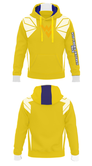 Hoodie, West Virginia University Track, Track & Field, Teamtime, Team time, sublimation, custom sports apparel, team uniforms, spirit wear, spiritwear, sports uniforms, custom shirts, team store, custom team store, fundraiser sports, apparel fundraiser