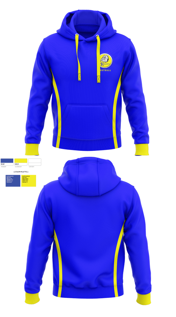 Hoodie, Claysburg-Kimmel Senior High School Football, Football, Teamtime, Team time, sublimation, custom sports apparel, team uniforms, spirit wear, spiritwear, sports uniforms, custom shirts, team store, custom team store, fundraiser sports, apparel fundraiser