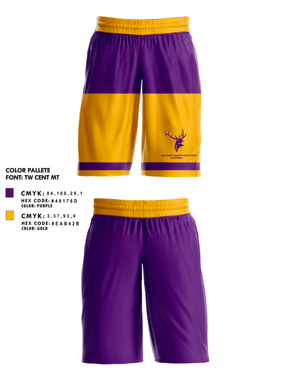 Wisconsin Basketball Coaches Association 25023566 Mens Basketball Shorts 1