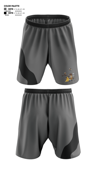 Dreamer's Toy Chest 40783887 Athletic Shorts With Pockets - 1