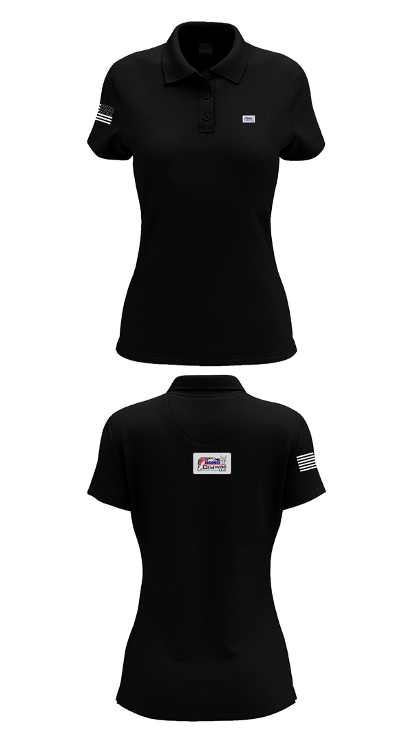 Womens Short Sleeve Performance Polo, Jacquez Drywall llc, , Teamtime, Team time, sublimation, custom sports apparel, team uniforms, spirit wear, spiritwear, sports uniforms, custom shirts, team store, custom team store, fundraiser sports, apparel fundraiser