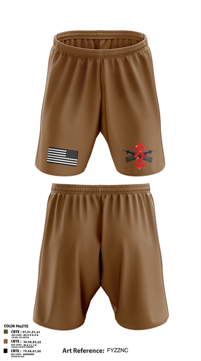q trp 4/278th 42866312 Athletic Shorts With Pockets - 5