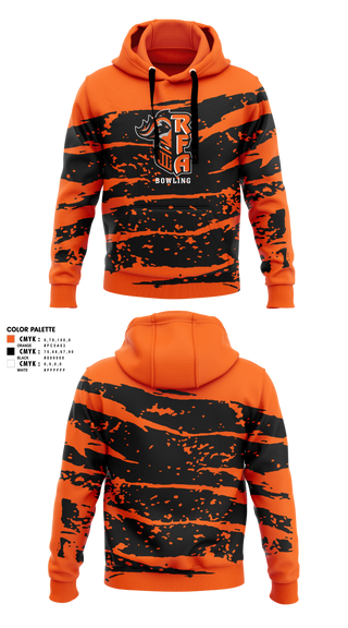 Hoodie, Rome Free Academy Bowling, Bowling, Teamtime, Team time, sublimation, custom sports apparel, team uniforms, spirit wear, spiritwear, sports uniforms, custom shirts, team store, custom team store, fundraiser sports, apparel fundraiser