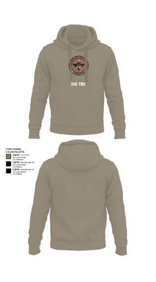 Hoodie, 345 TRS, Air Force, Teamtime, Team time, sublimation, custom sports apparel, team uniforms, spirit wear, spiritwear, sports uniforms, custom shirts, team store, custom team store, fundraiser sports, apparel fundraiser