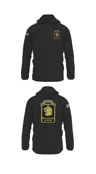 Windbreaker, Wolfhounds, Army, Teamtime, Team time, sublimation, custom sports apparel, team uniforms, spirit wear, spiritwear, sports uniforms, custom shirts, team store, custom team store, fundraiser sports, apparel fundraiser