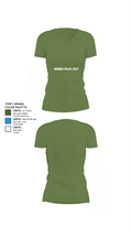 Monroe Police Dept 34408574 Women's Short Sleeve V-neck Shirt - 42