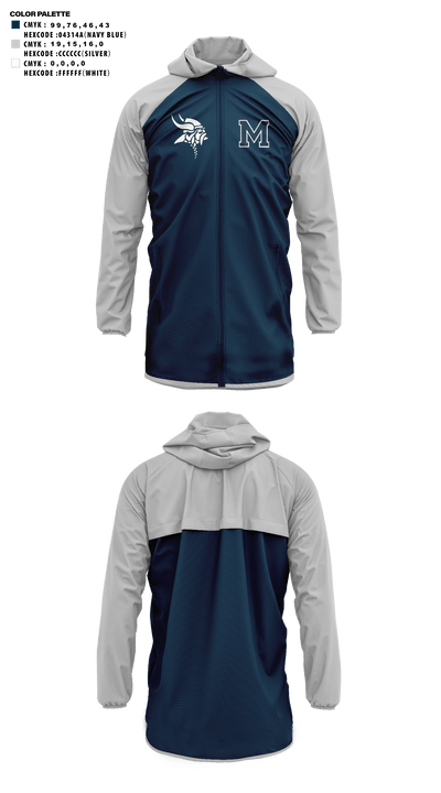 Marysville High School Cheer 26495942 Windbreaker - 41