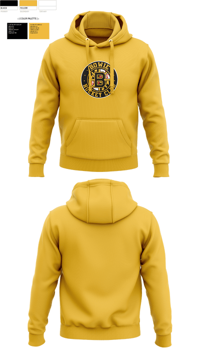 Bowie Hockey Club 60546715 Hoodie - 3