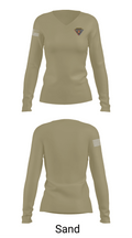 Bravo Company  642nd ASC 35551187 Women's Long Sleeve V-neck Shirt - 97