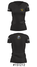USAG Fort Hunter Liggett 63264859 Women's Short Sleeve V-neck Shirt - 4