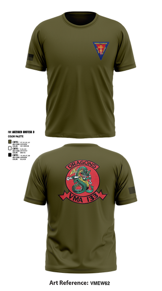 Short Sleeve Performance Shirt, MAG-42 VMA-133, , Teamtime, Team time, sublimation, custom sports apparel, team uniforms, spirit wear, spiritwear, sports uniforms, custom shirts, team store, custom team store, fundraiser sports, apparel fundraiser